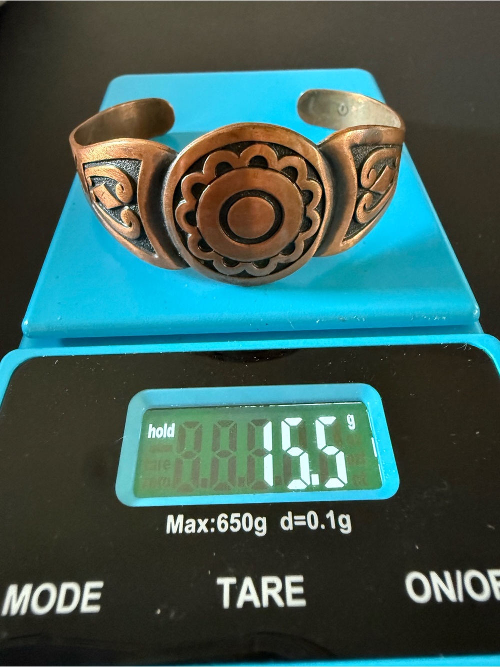 Vintage-Copper Cuff Bracelet